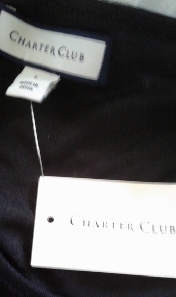 🥀 Charter Club Women's Black w/Embroidered Roses Blouse🥀 - Picture 4 of 7